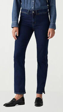 Levi's Women's Tailored 724 High Rise Straight Jeans 29x32